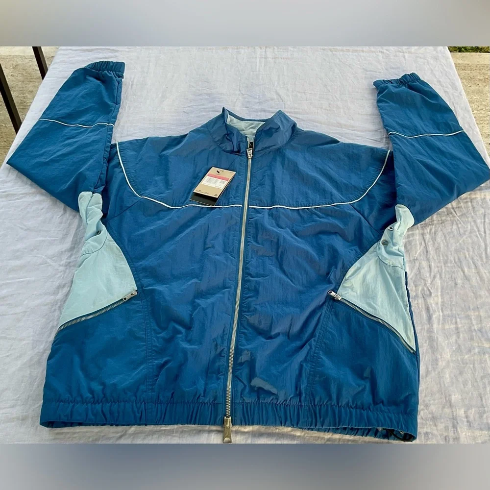 Nike Air Jordan Essentials Flight Track Jacket Mens‎ L Repel Black DV7624 $125